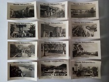 Douze  cartes photos Chocolat Delespaul Havez circa  1950 Tunisie Saigon Genes