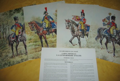Planches uniformes 1er empire - planches,