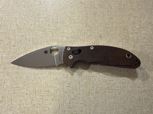 Spyderco manix cpm cru wear - manix, 2