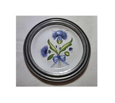 Assiette céramique - étain