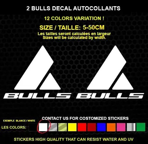 Bulls autocollant - bulls,