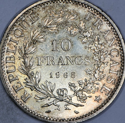 France francs 1968 - france, 10