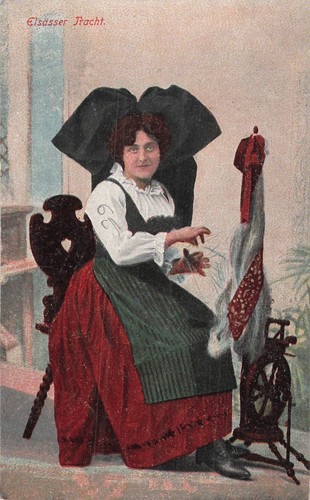 Alsacienne rouet fuseau - cp,