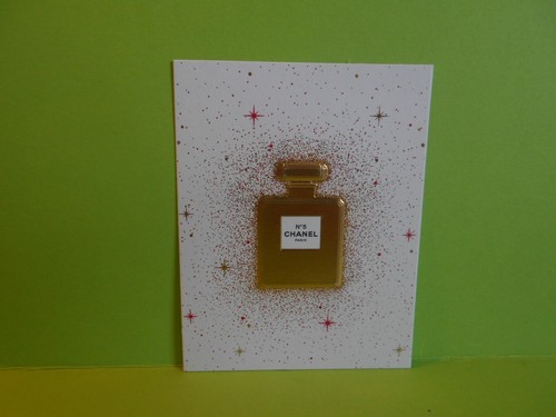 Carte publicitaire chanel 5 - chanel, n°5