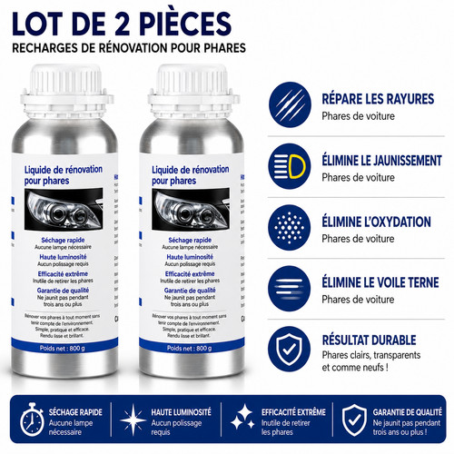 Recharges 800g pour kit - pour, de