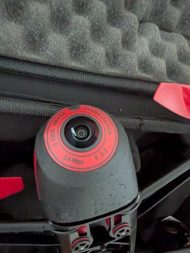 Red black parrot bebop drone - black,