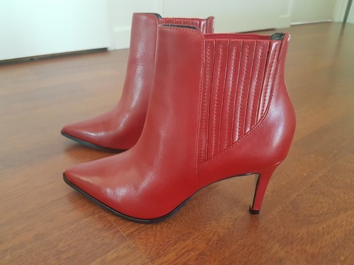 Bottines san marina rouge - bottines,