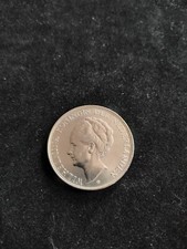 2,5 Gulden argent 1937 Wilhelmina Koningin Der Nederlanden