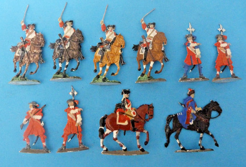 Plats étain zinnfiguren - d'étain,