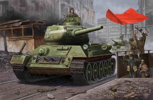 Hobby boss char russe - char, t-34/85