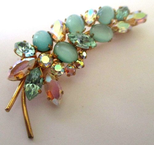 Ancienne broche fleur - broche, couleur