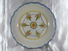 ( 683 ) TRÈS BELLE ASSIETTE EN FAÏENCE DE WALY XIX ème ? A IDENTIFIER