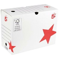 [Ref:ETL-581181] 5 ETOILES Lot de 25 Boîtes à archives dos de 15 cm, en