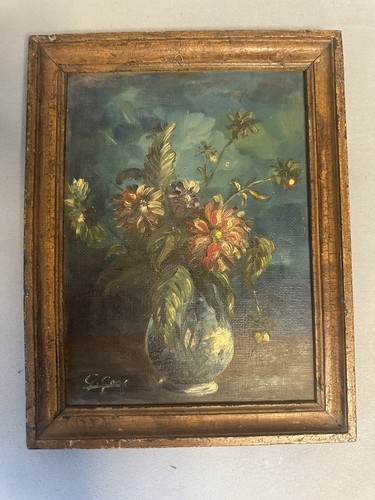 Huile sur toile - ancienne,