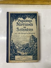 Premières notions sciences - premières,