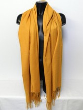 Belle Etole PASHMINA, couleur moutarde, TBE