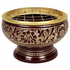 Brule encens laiton grille - brule,