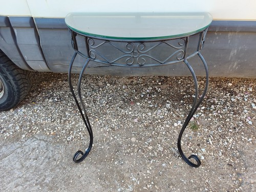 Console fer forgé - console,