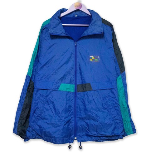Anorak vintage bleu - anorak,