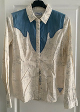 Chemisier crème empiècements