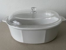 COCOTTE VISION CORNING BLANCHE AVEC COUVERCLE ARCOFLAM