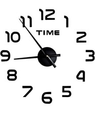 Grande horloge murale 3D DIY