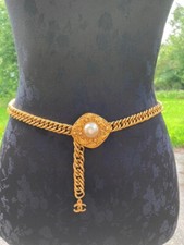 ceinture chaîne métal doré