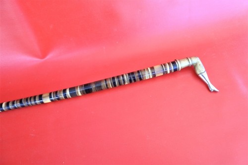 Canne ancienne pommeau - , jambe