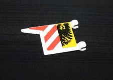 Playmobil moyen âge drapeau blanc musée médiéval 6307