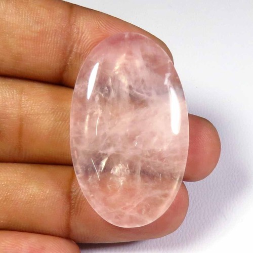 Naturel rose quartz - naturel, ovale