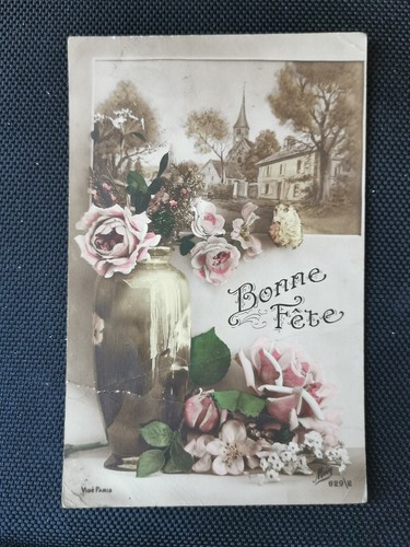 Cpa bonne fete - -, eglise