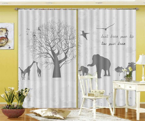 Girafe forêts eléphant - girafe,