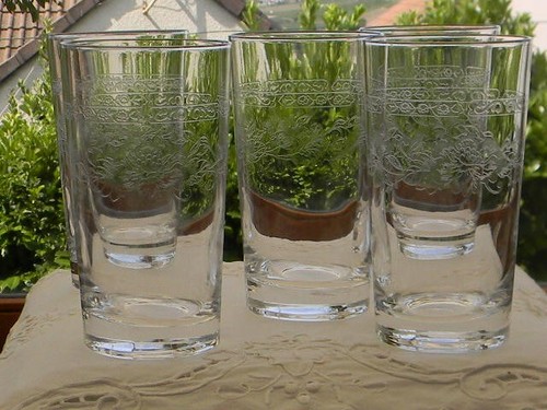 Verres orangeade en - 5,