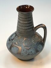 Vase céramique moderniste 1960-1970, Ankara Heinz, Germany fat lava.