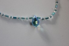 NECKLACE*Light Blue*Swarovski