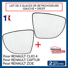Miroir Glace Retroviseur Avant Droit + Gauche CLIO 4 = 963654973R 963669996R