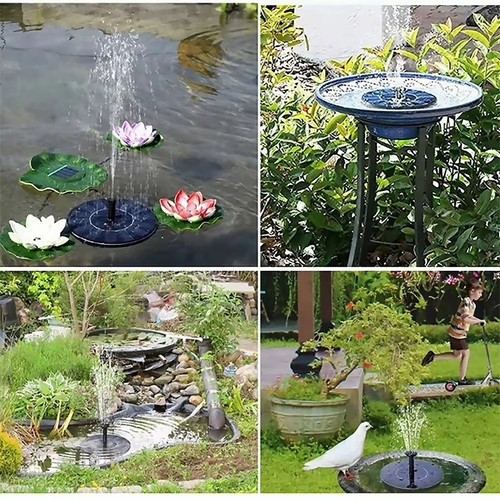 Pompe eau solaire 13cm - a,