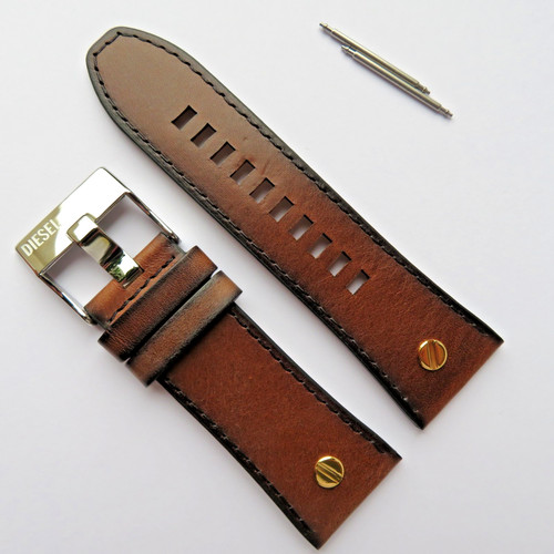 Diesel bracelet montre cuir - bracelet,