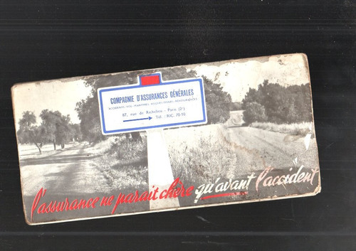 Carton publicitaire ancien - publicitaire,