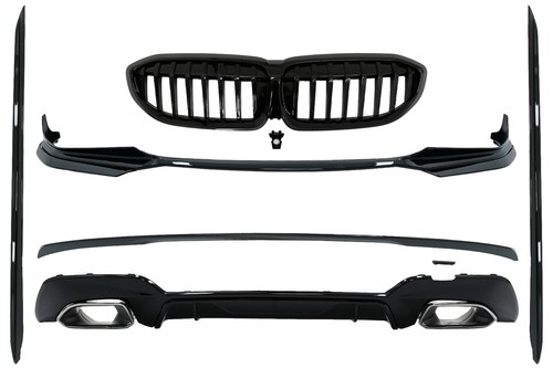 Kit grille spoiler - grille, lèvre