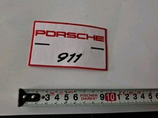 Patch Écusson Thermocollant Brodé Porsche 911 H 6 Cm L 10 Cm