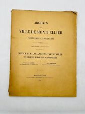 Notices sur les anciens