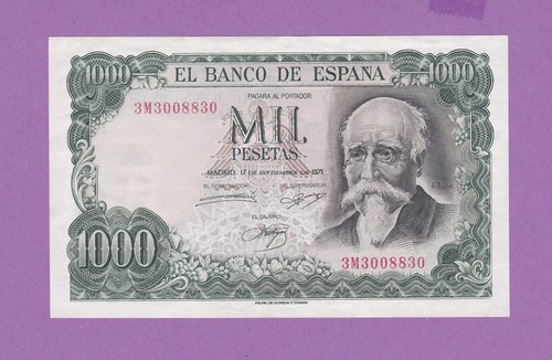 Billet espagne - e.3m), d'espagne