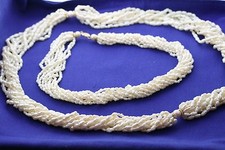 Vintage 14k Or 10-strand Blanc