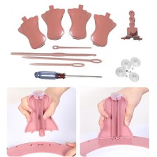 Métier à tisser à tricoter rotatif en laine Crochet Crochet Rond Tissage