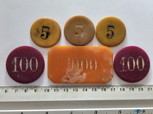 Lot jetons plaque casino - lot,