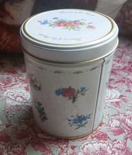 boîte à Thé en métal ROYAL ALBERT Flower Of The Month Fleurs Du Mois