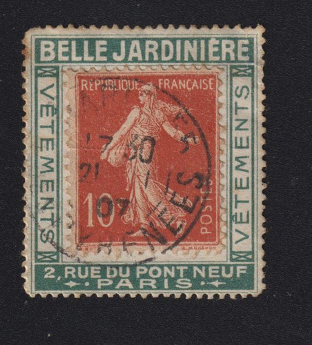 Vignette porte timbre belle - vignette,