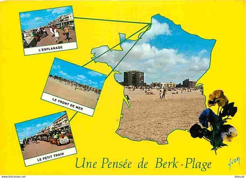 Carte postale berck - 62, sur