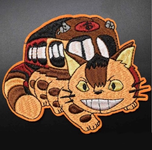 Patch écusson chat bus - Écusson, chat-bus